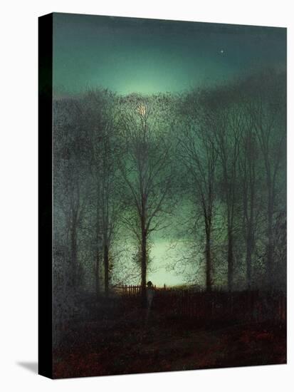 Figure in the Moonlight-Grimshaw-Stretched Canvas