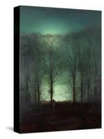 Figure in the Moonlight-Grimshaw-Stretched Canvas