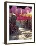 Figure in Wool Dyers Textile Souk, Marrakesh, Morocco, Africa-Jj Travel Photography-Framed Photographic Print