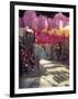 Figure in Wool Dyers Textile Souk, Marrakesh, Morocco, Africa-Jj Travel Photography-Framed Photographic Print