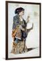 Figure of a Girl in Turkish Costume-John Absolon-Framed Giclee Print