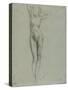 Figure of a Naked Woman Standing, Hands Behind Head-Henri Gervex-Stretched Canvas