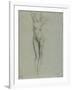 Figure of a Naked Woman Standing, Hands Behind Head-Henri Gervex-Framed Giclee Print