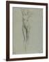 Figure of a Naked Woman Standing, Hands Behind Head-Henri Gervex-Framed Giclee Print