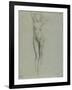 Figure of a Naked Woman Standing, Hands Behind Head-Henri Gervex-Framed Giclee Print