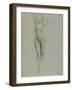 Figure of a Naked Woman Standing, Hands Behind Head-Henri Gervex-Framed Giclee Print