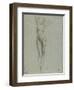 Figure of a Naked Woman Standing, Hands Behind Head-Henri Gervex-Framed Giclee Print