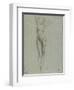 Figure of a Naked Woman Standing, Hands Behind Head-Henri Gervex-Framed Giclee Print