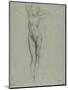 Figure of a Naked Woman Standing, Hands Behind Head-Henri Gervex-Mounted Giclee Print