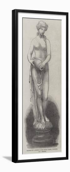 Figure of a Nymph in the Royal Dairy, Windsor, by J Thomas-null-Framed Premium Giclee Print
