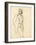 Figure of a Standing Man, C. 1872-1875-Ilya Efimovich Repin-Framed Giclee Print