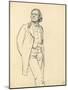 Figure of a Standing Man, C. 1872-1875-Ilya Efimovich Repin-Mounted Giclee Print
