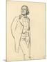 Figure of a Standing Man, C. 1872-1875-Ilya Efimovich Repin-Mounted Giclee Print