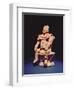 Figure of a Warrior in Full Regalia, from the Isle of Jaina-Mayan-Framed Giclee Print