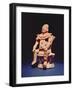 Figure of a Warrior in Full Regalia, from the Isle of Jaina-Mayan-Framed Giclee Print