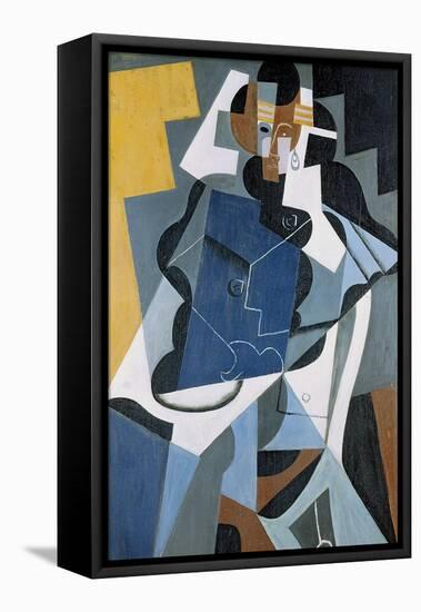 Figure of a Woman, 1917-Juan Gris-Framed Stretched Canvas