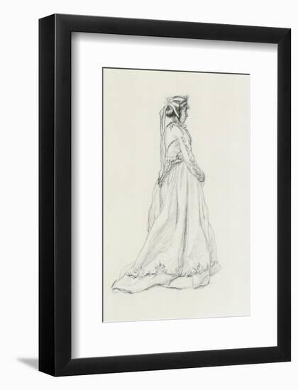 Figure of a Woman-Claude Monet-Framed Premium Giclee Print