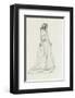 Figure of a Woman-Claude Monet-Framed Premium Giclee Print