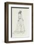 Figure of a Woman-Claude Monet-Framed Premium Giclee Print