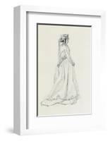 Figure of a Woman-Claude Monet-Framed Premium Giclee Print