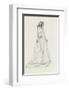 Figure of a Woman-Claude Monet-Framed Premium Giclee Print