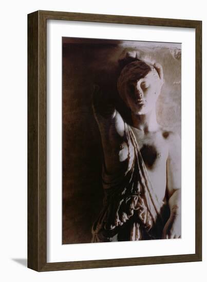 Figure of an Amazon, Relief from the Altar of Artemis, Temple of Artemis at Ephesus, 450-300 BC-null-Framed Giclee Print