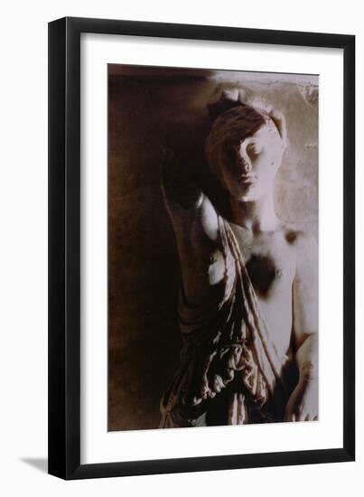 Figure of an Amazon, Relief from the Altar of Artemis, Temple of Artemis at Ephesus, 450-300 BC-null-Framed Giclee Print