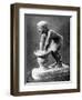 Figure of an Ancient Egyptian Brewer Pressing Out Fermented Bread in a Basket, C1910-null-Framed Giclee Print