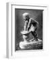 Figure of an Ancient Egyptian Brewer Pressing Out Fermented Bread in a Basket, C1910-null-Framed Giclee Print