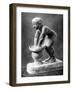 Figure of an Ancient Egyptian Brewer Pressing Out Fermented Bread in a Basket, C1910-null-Framed Giclee Print