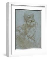 Figure of an Apostle, c.1495-Leonardo Da Vinci-Framed Giclee Print