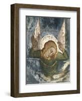 Figure of Angel, Detail Form the Crucifixion-null-Framed Giclee Print