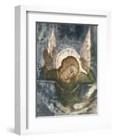 Figure of Angel, Detail Form the Crucifixion-null-Framed Giclee Print