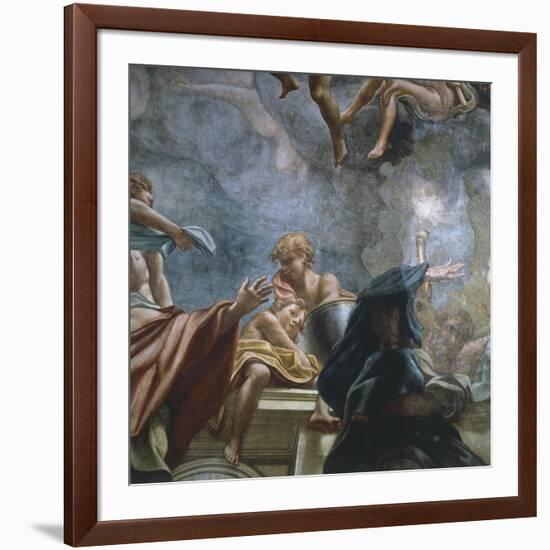 Figure of Apostle, Detail of Frescoes of Dome of Parma Cathedral-Antonio Allegri Da Correggio-Framed Giclee Print