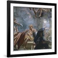 Figure of Apostle, Detail of Frescoes of Dome of Parma Cathedral-Antonio Allegri Da Correggio-Framed Giclee Print