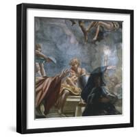 Figure of Apostle, Detail of Frescoes of Dome of Parma Cathedral-Antonio Allegri Da Correggio-Framed Giclee Print