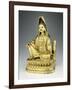 Figure of Avolokitesvara Guanyin, Qing Dynasty-null-Framed Giclee Print