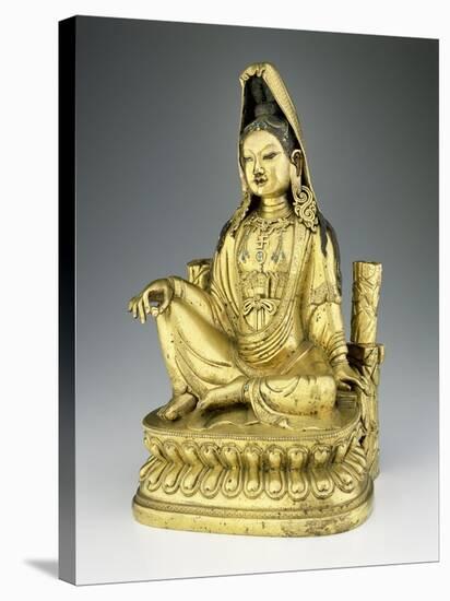 Figure of Avolokitesvara Guanyin, Qing Dynasty-null-Stretched Canvas