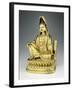 Figure of Avolokitesvara Guanyin, Qing Dynasty-null-Framed Giclee Print