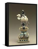 Figure of Camel Made from Baroque Pearls-null-Framed Stretched Canvas