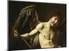 Figure of Cupid, Detail from Amor Victorious or Love Conquers All-Caravaggio-Mounted Giclee Print