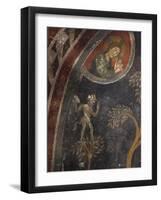 Figure of Demon and Christophany, 12th Century-null-Framed Giclee Print