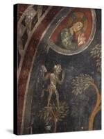 Figure of Demon and Christophany, 12th Century-null-Stretched Canvas