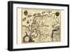 Figure Of East Friesland-Willem Janszoon Blaeu-Framed Art Print