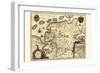 Figure Of East Friesland-Willem Janszoon Blaeu-Framed Art Print