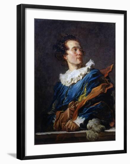 Figure of Fantasy: Portrait of the Abbot of Saint-Non, 1769-Jean-Honore Fragonard-Framed Giclee Print