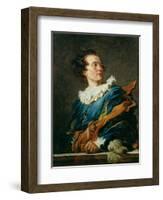 Figure of Fantasy: Portrait of the Abbot of Saint-Non 1769-Jean-Honoré Fragonard-Framed Giclee Print