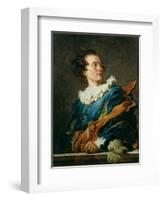 Figure of Fantasy: Portrait of the Abbot of Saint-Non 1769-Jean-Honoré Fragonard-Framed Giclee Print