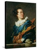 Figure of Fantasy: Portrait of the Abbot of Saint-Non 1769-Jean-Honoré Fragonard-Stretched Canvas