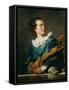 Figure of Fantasy: Portrait of the Abbot of Saint-Non 1769-Jean-Honoré Fragonard-Framed Stretched Canvas